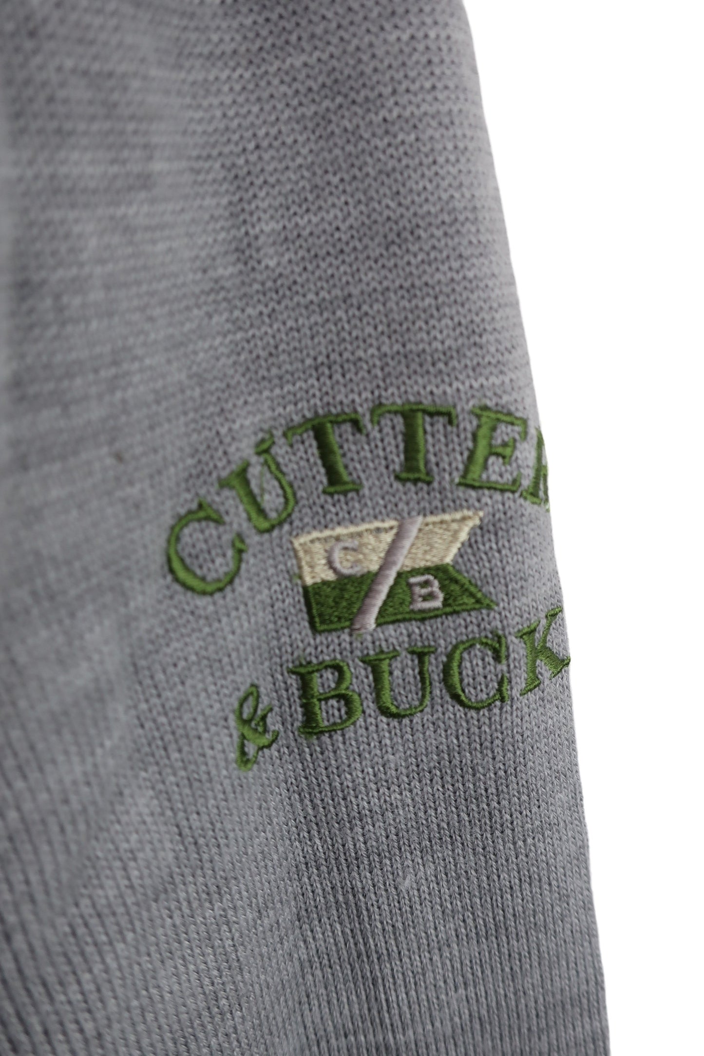 CUTTER&BUCK(カッター＆バック) ハーフジップセーター グレーアーガイル柄 メンズ M B