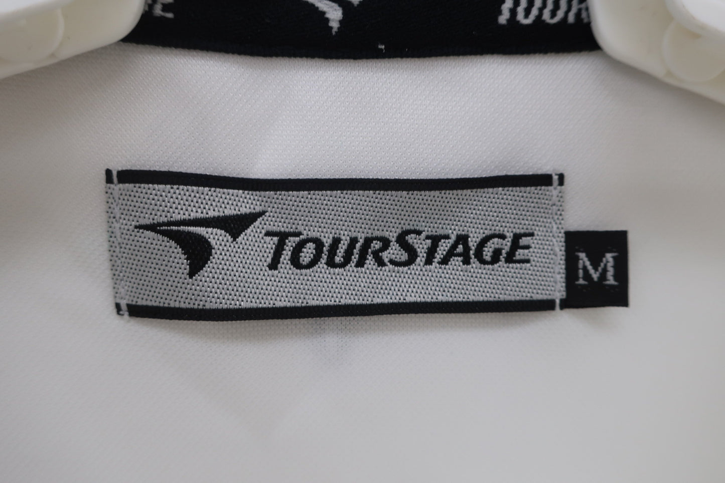 TOURSTAGE(ツアーステージ) ハーフジップシャツ 白 メンズ M A