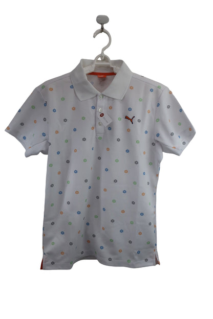 PUMA GOLF(プーマゴルフ) ポロシャツ 白 メンズ M A