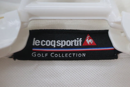 le coq sportif(ルコックスポルティフ) ポロシャツ 白ピンク メンズ M B