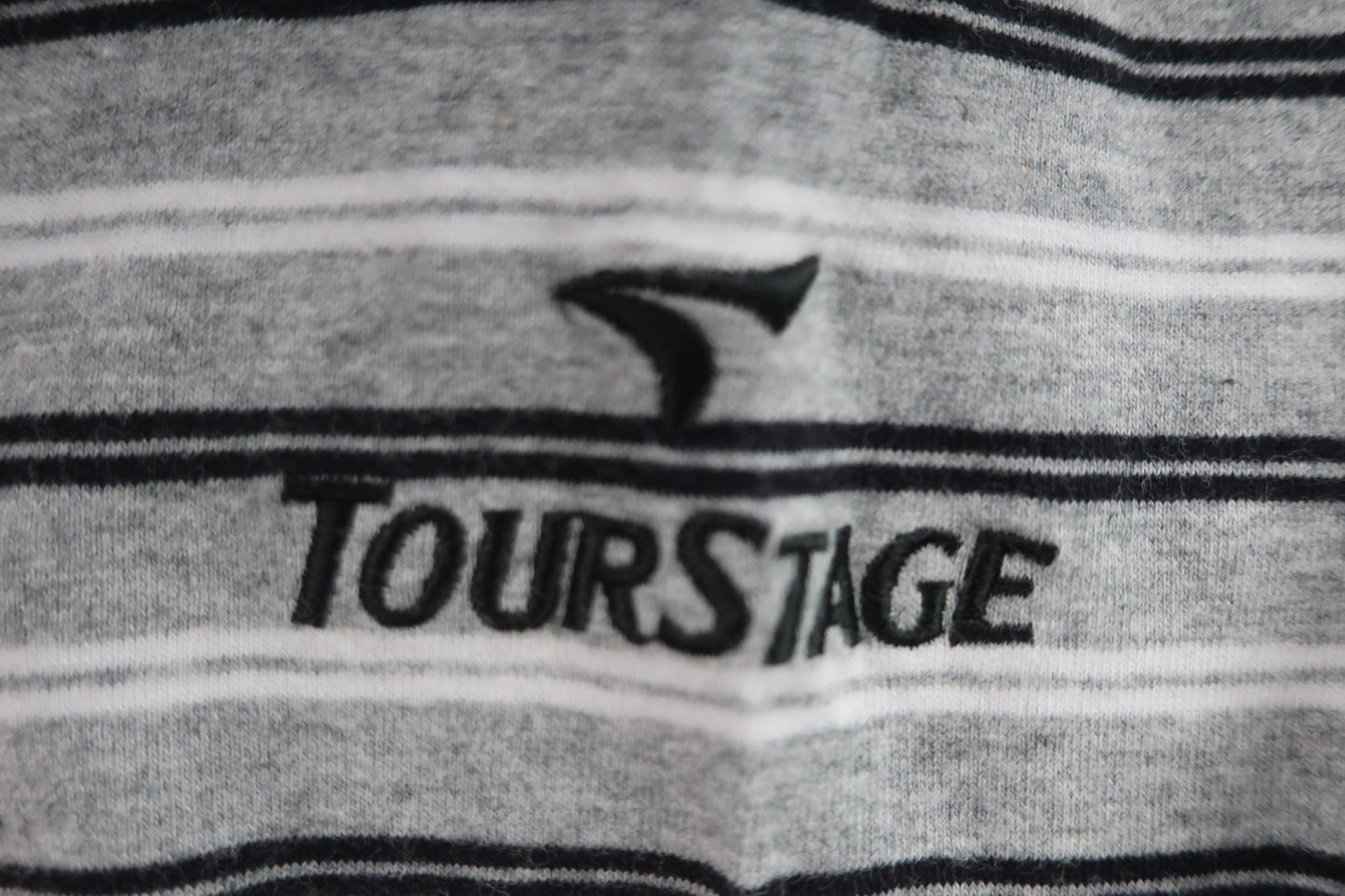 TOURSTAGE(ツアーステージ) ハイネックシャツ グレーボーダー メンズ M B