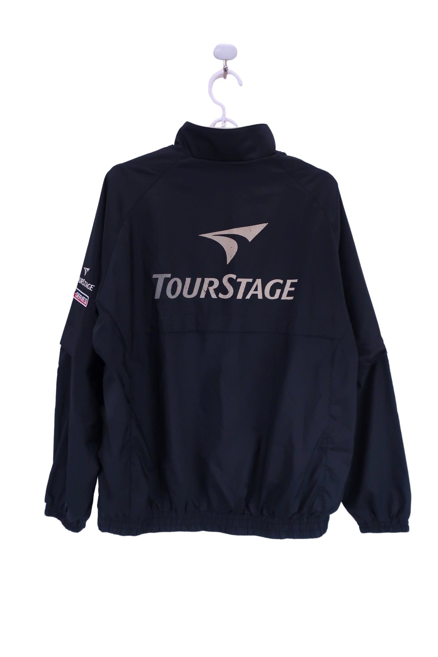 TOURSTAGE(ツアーステージ) ハーフジップスニード 黒 メンズ M B