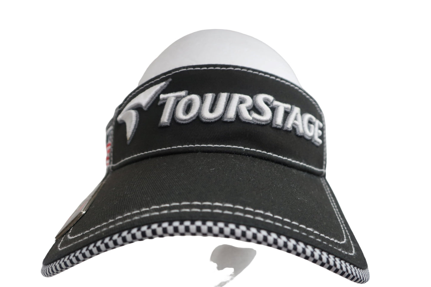 TOURSTAGE(ツアーステージ) サンバイザー 黒 メンズ フリーサイズ A