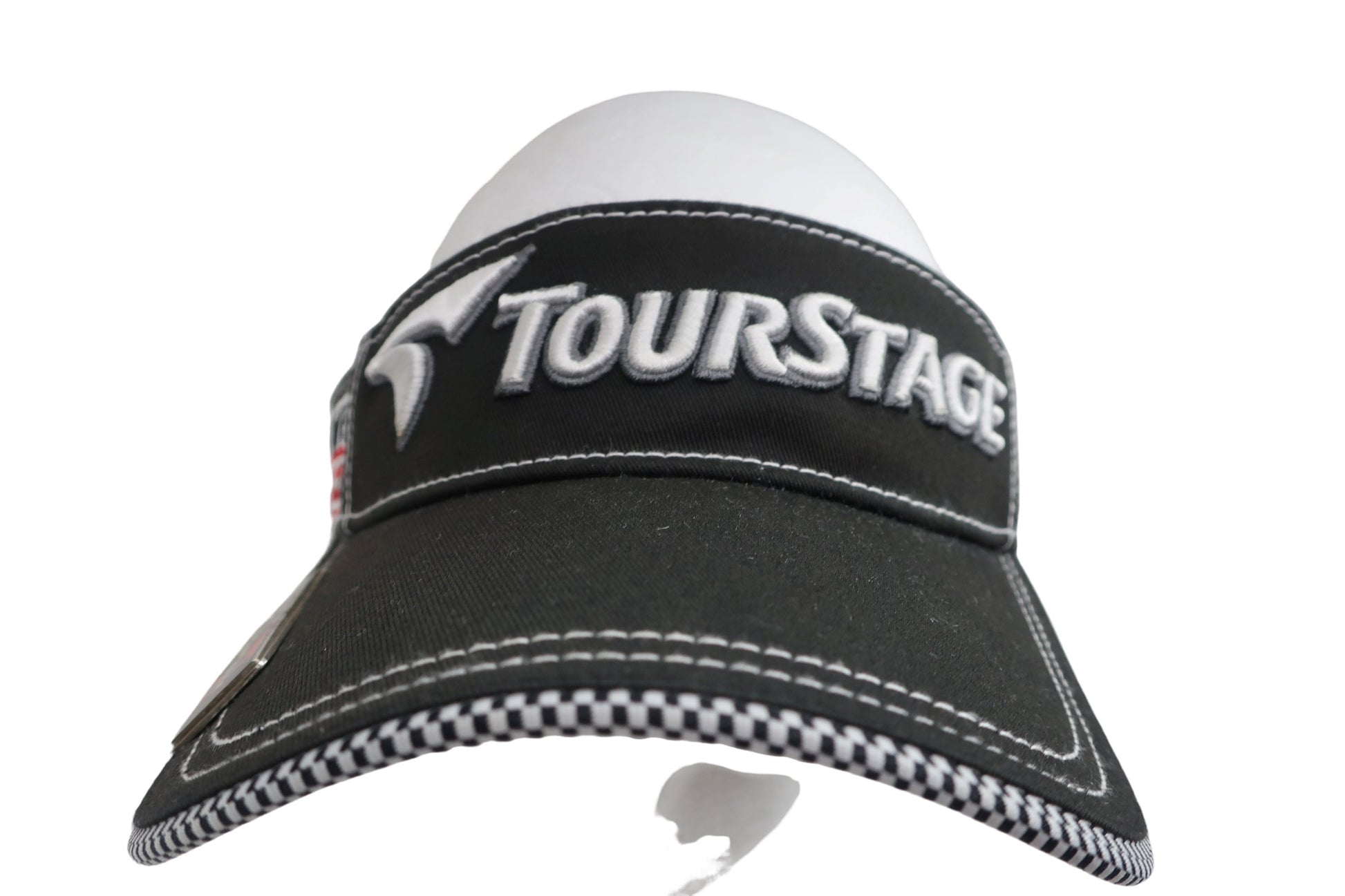 TOURSTAGE(ツアーステージ) サンバイザー 黒 メンズ フリーサイズ A