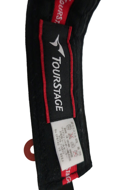 TOURSTAGE(ツアーステージ) サンバイザー 黒 メンズ フリーサイズ A