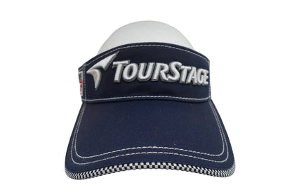 TOURSTAGE(ツアーステージ) サンバイザー ネイビー メンズ フリーサイズ A