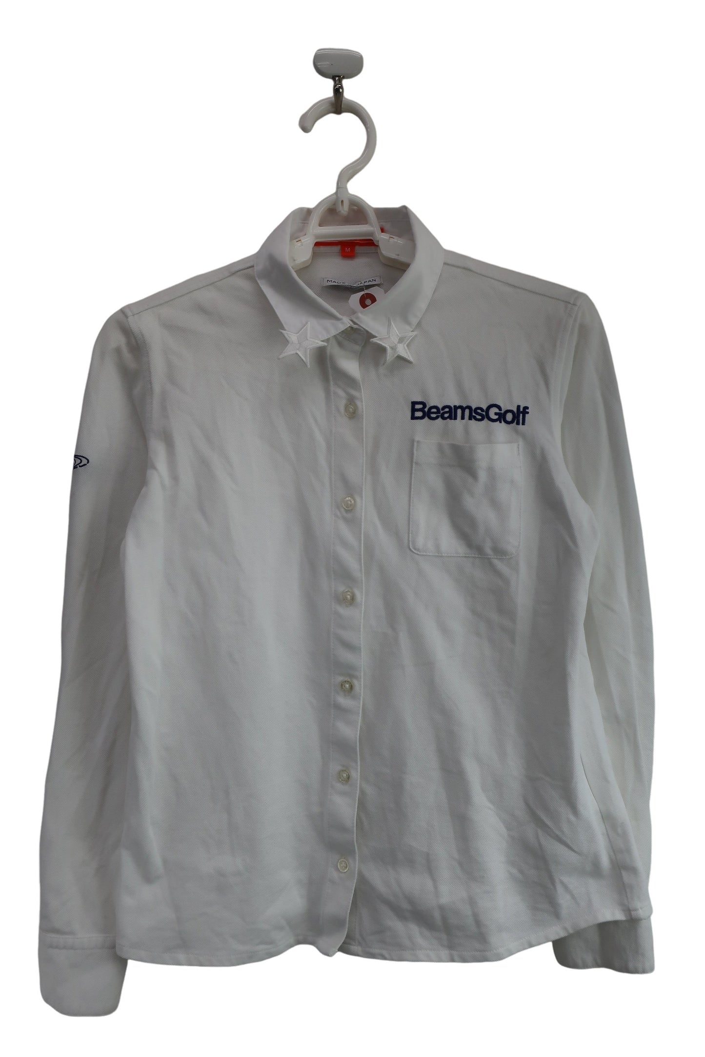 BEAMS GOLF(ビームスゴルフ) 長袖ポロシャツ 白 レディース M A