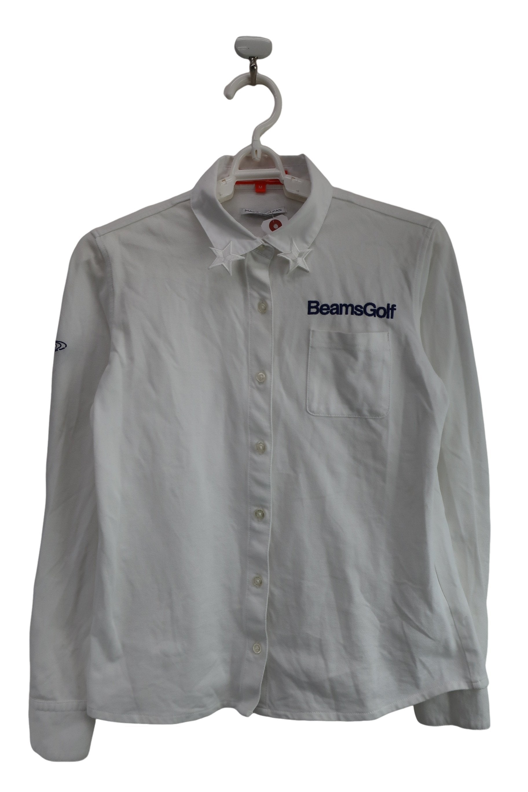 BEAMS GOLF(ビームスゴルフ) 長袖ポロシャツ 白 レディース M A
