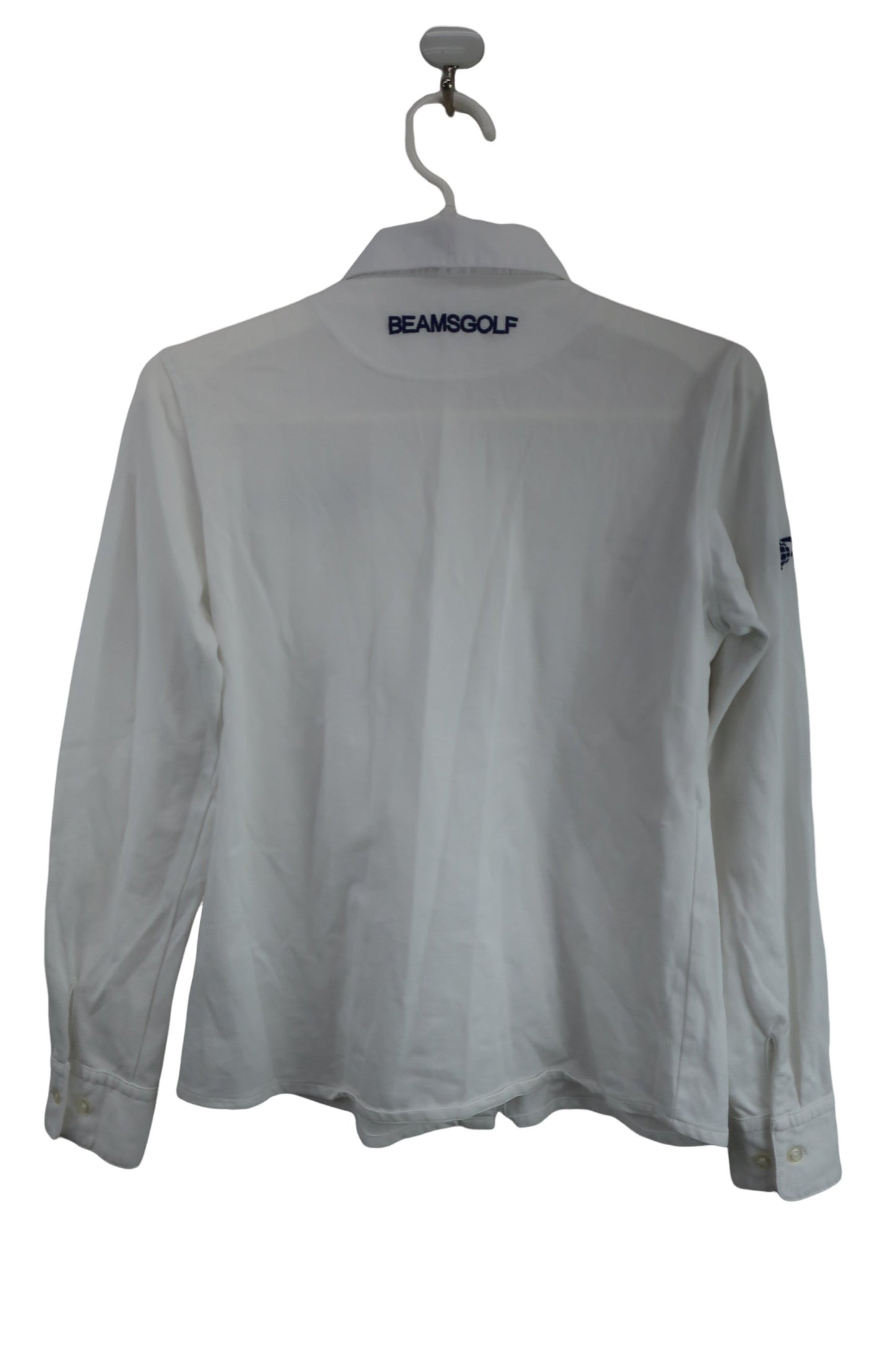 BEAMS GOLF(ビームスゴルフ) 長袖ポロシャツ 白 レディース M A