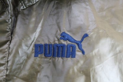 PUMA GOLF(プーマゴルフ) リバーシブルウィンドブレーカー カーキ / 黄緑 レディース S A