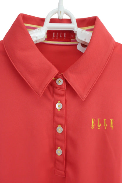 ELLE GOLF(エルゴルフ) ポロシャツ 赤 レディース 13 A