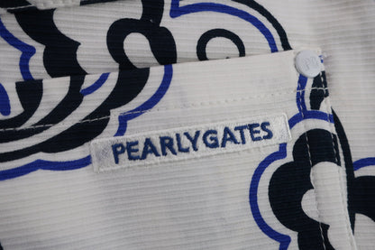 PEARLY GATES(パーリーゲイツ) スカート 白ネイビー総柄 レディース 1 B