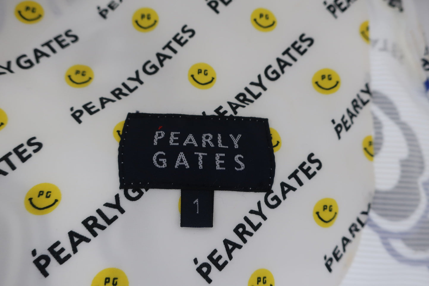 PEARLY GATES(パーリーゲイツ) スカート 白ネイビー総柄 レディース 1 B