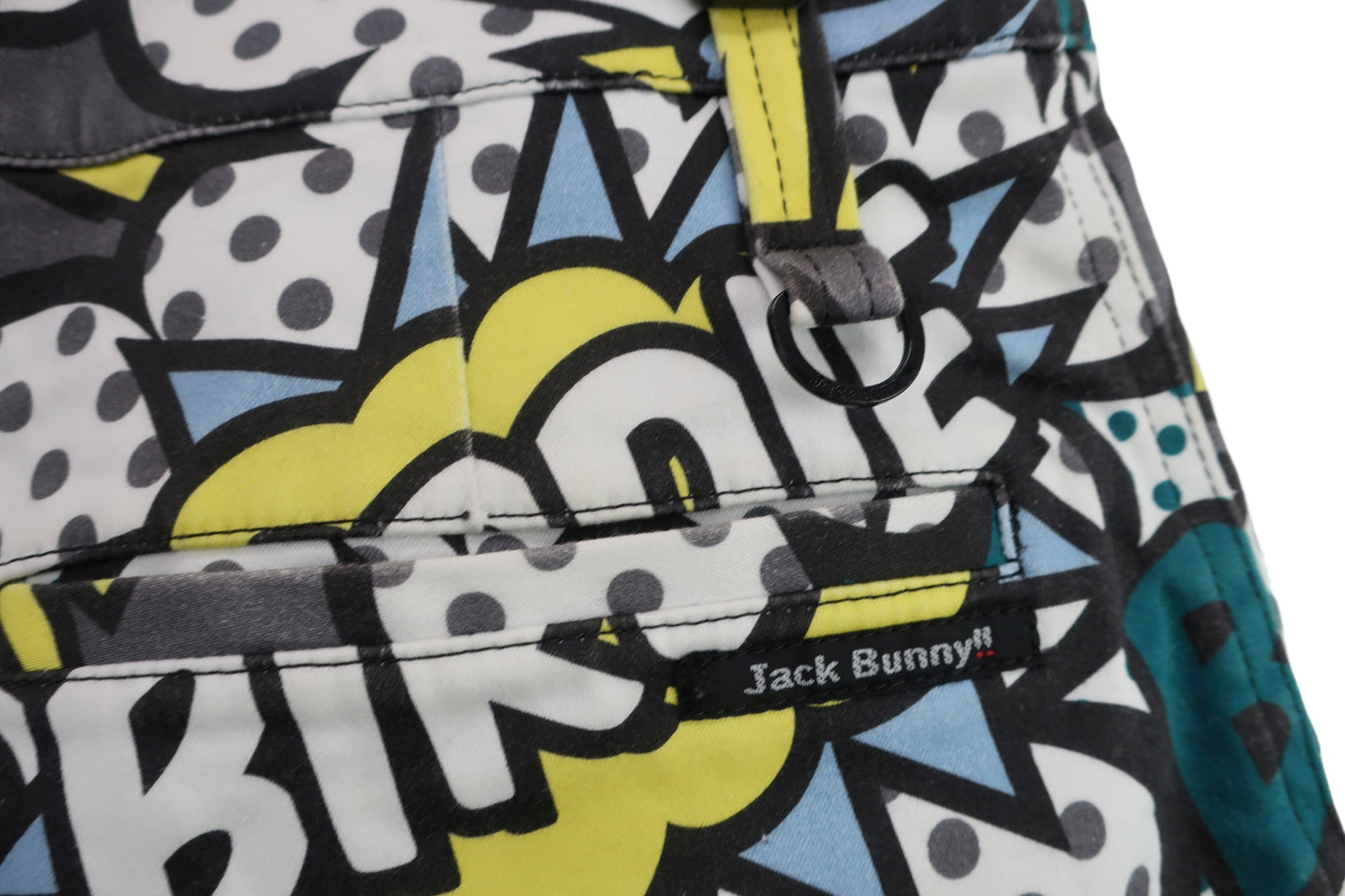 Jack Bunny(ジャックバニー) スカート アメコミ風白グレー総柄 レディース 1 263-0134330 C