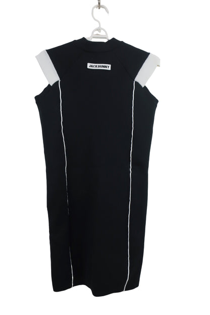 Jack Bunny(ジャックバニー) モックネックワンピース 黒 レディース 0 263-1279712 A