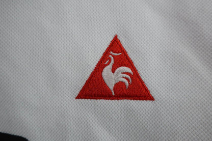 le coq sportif(ルコックスポルティフ) 長袖ハーフジップシャツ 白黒 レディース M A