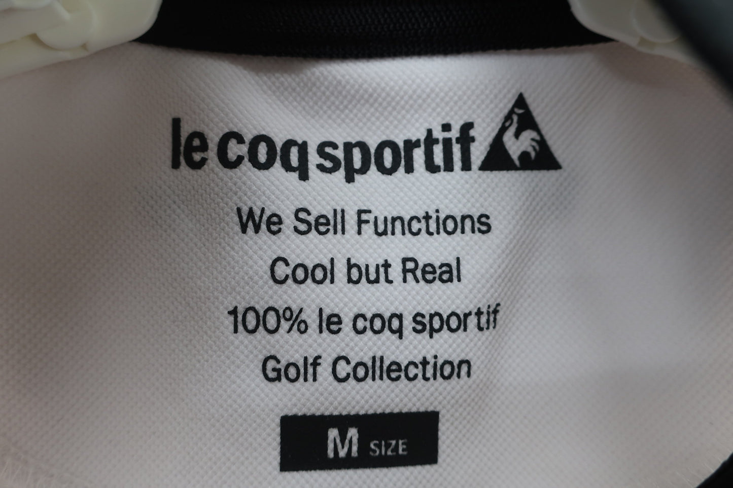 le coq sportif(ルコックスポルティフ) 長袖ハーフジップシャツ 白黒 レディース M A