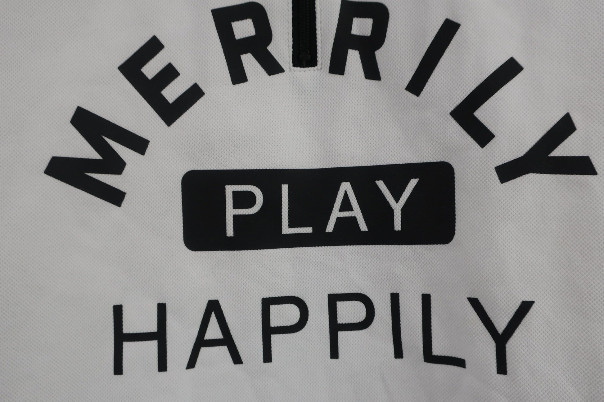 le coq sportif(ルコックスポルティフ) 長袖ハーフジップシャツ 白黒 レディース M A