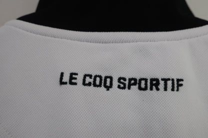 le coq sportif(ルコックスポルティフ) 長袖ハーフジップシャツ 白黒 レディース M A