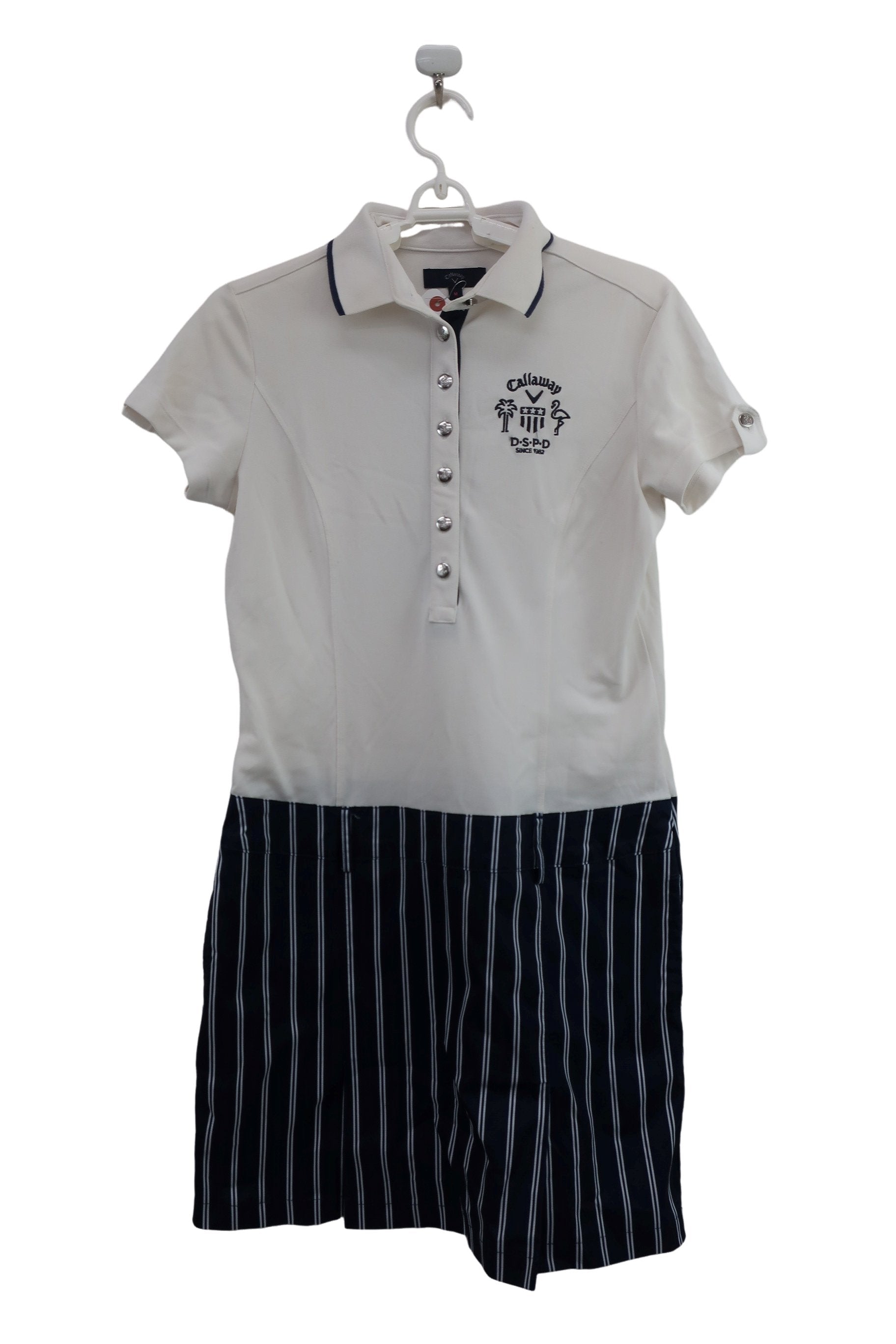 Callaway(キャロウェイ) ワンピース 白ネイビー レディース M 241-113828 B