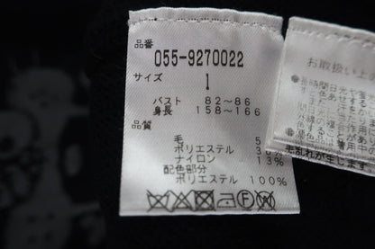 PEARLY GATES(パーリーゲイツ) セーター 黒 レディース 1 055-9270022 A