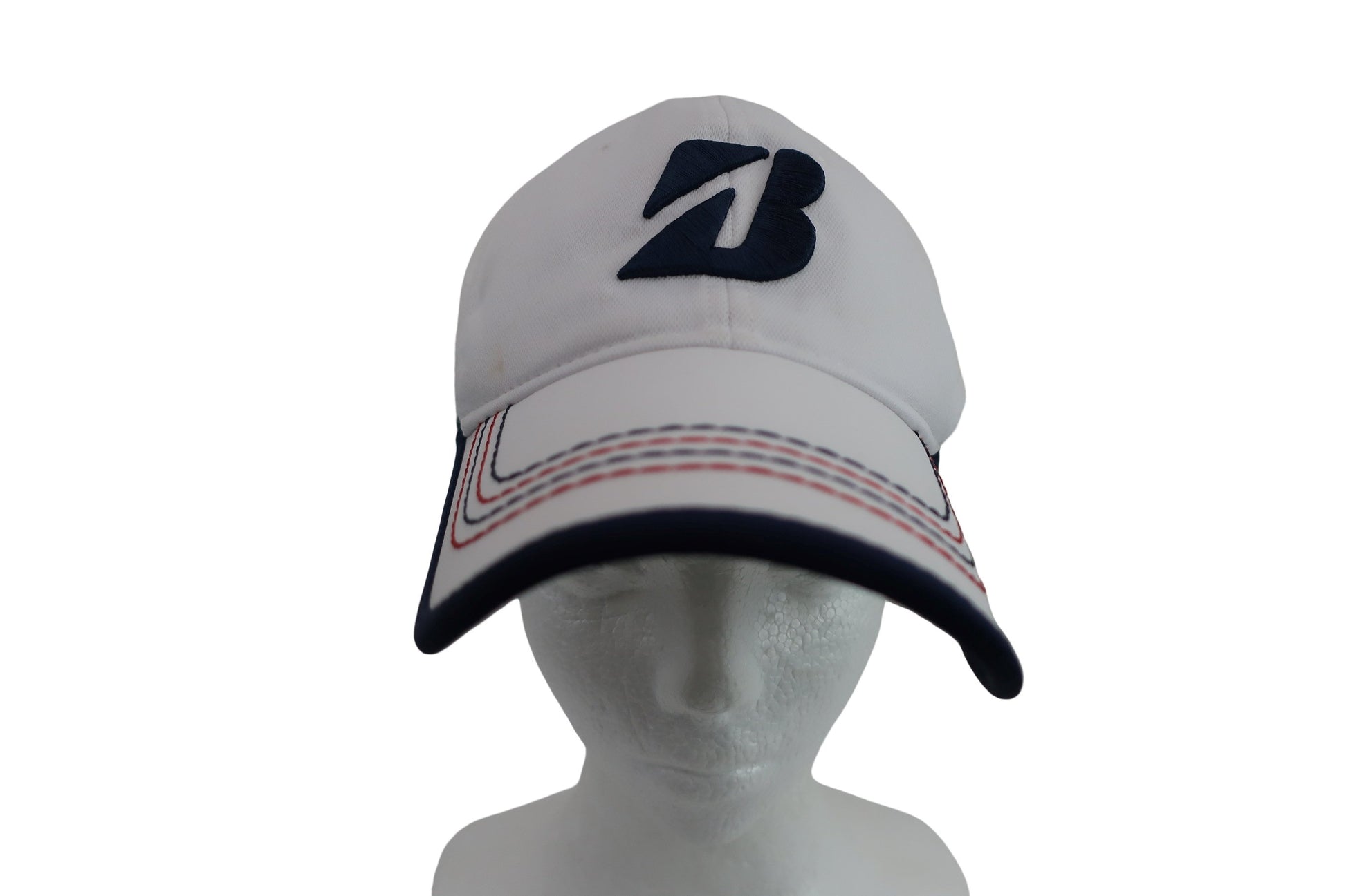 BRIDGESTONE GOLF(ブリヂストンゴルフ) キャップ 白ネイビー レディース フリーサイズ B