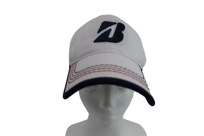BRIDGESTONE GOLF(ブリヂストンゴルフ) キャップ 白ネイビー レディース フリーサイズ B
