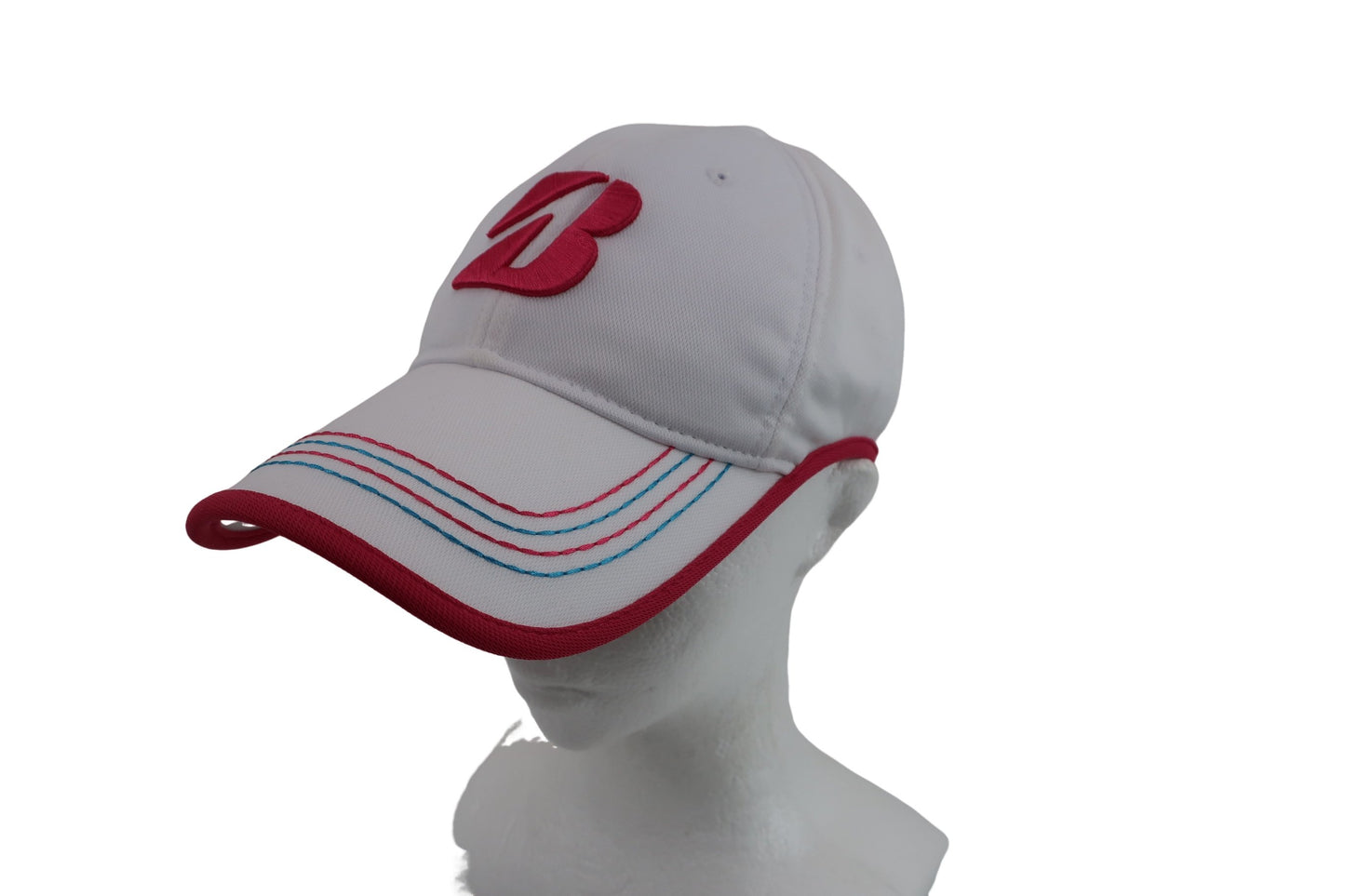 BRIDGESTONE GOLF(ブリヂストンゴルフ) キャップ 白ピンク レディース フリーサイズ B