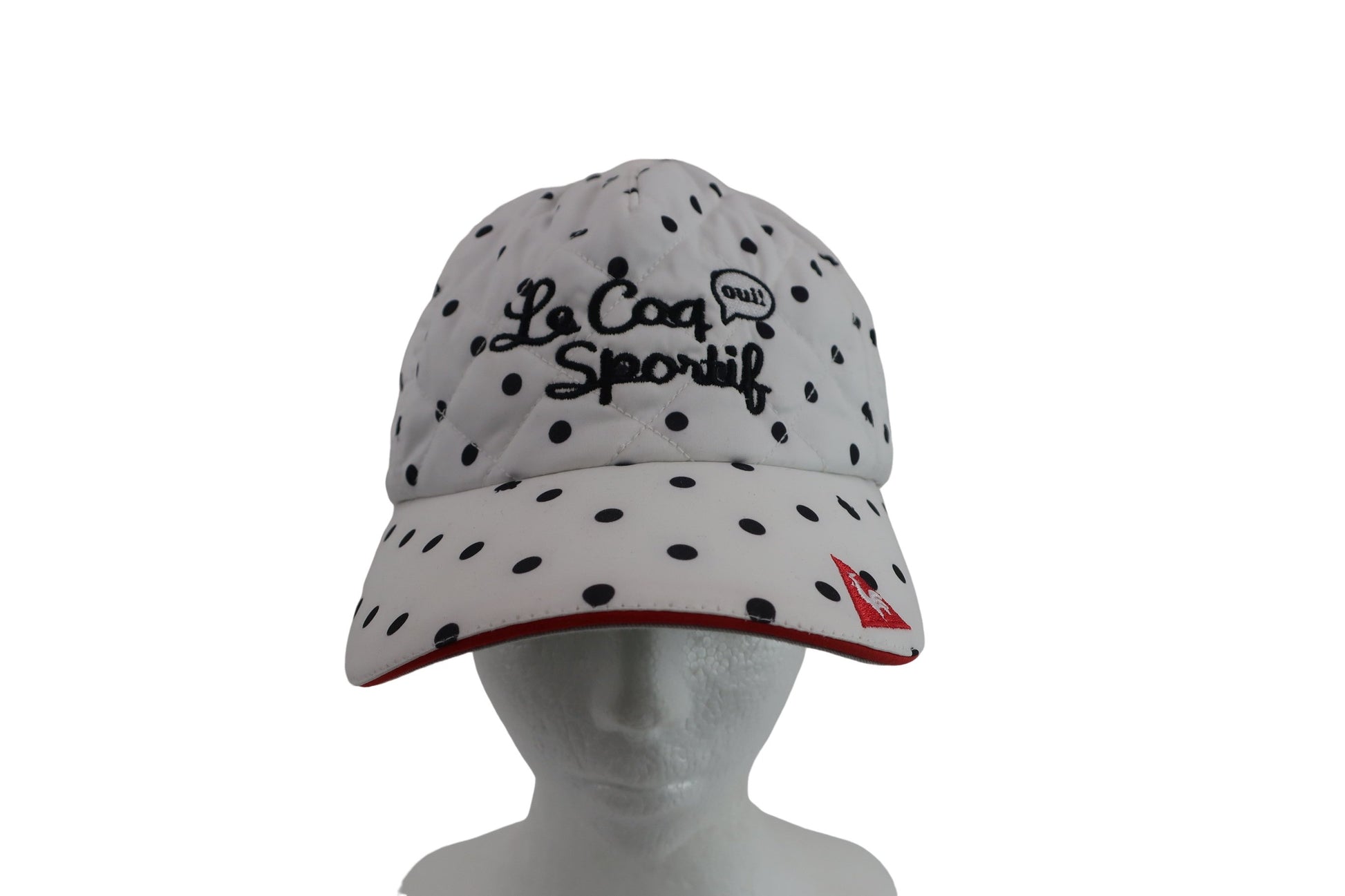 le coq sportif(ルコックスポルティフ) キャップ 白黒ドット柄 レディース フリーサイズ A