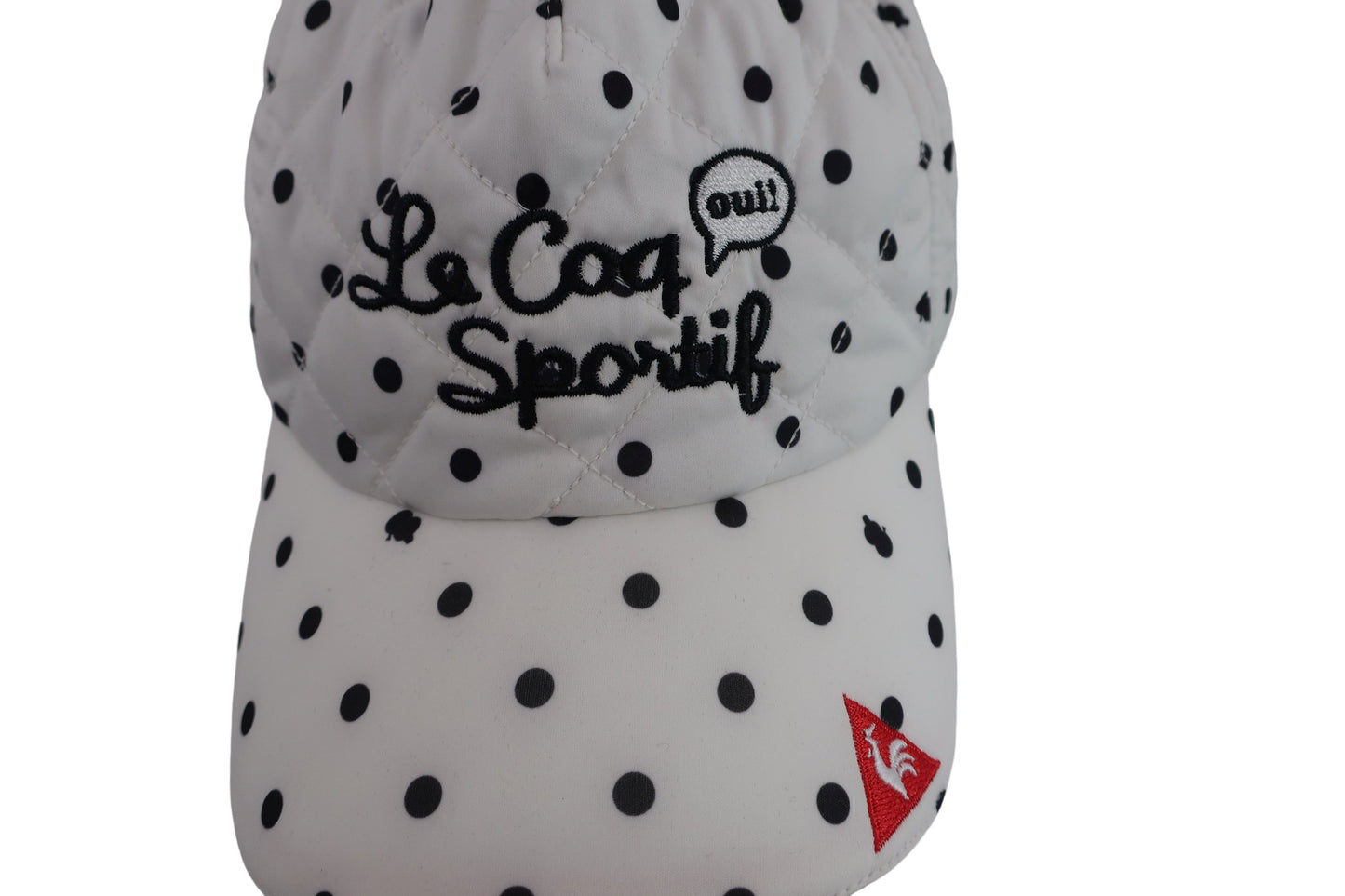 le coq sportif(ルコックスポルティフ) キャップ 白黒ドット柄 レディース フリーサイズ A