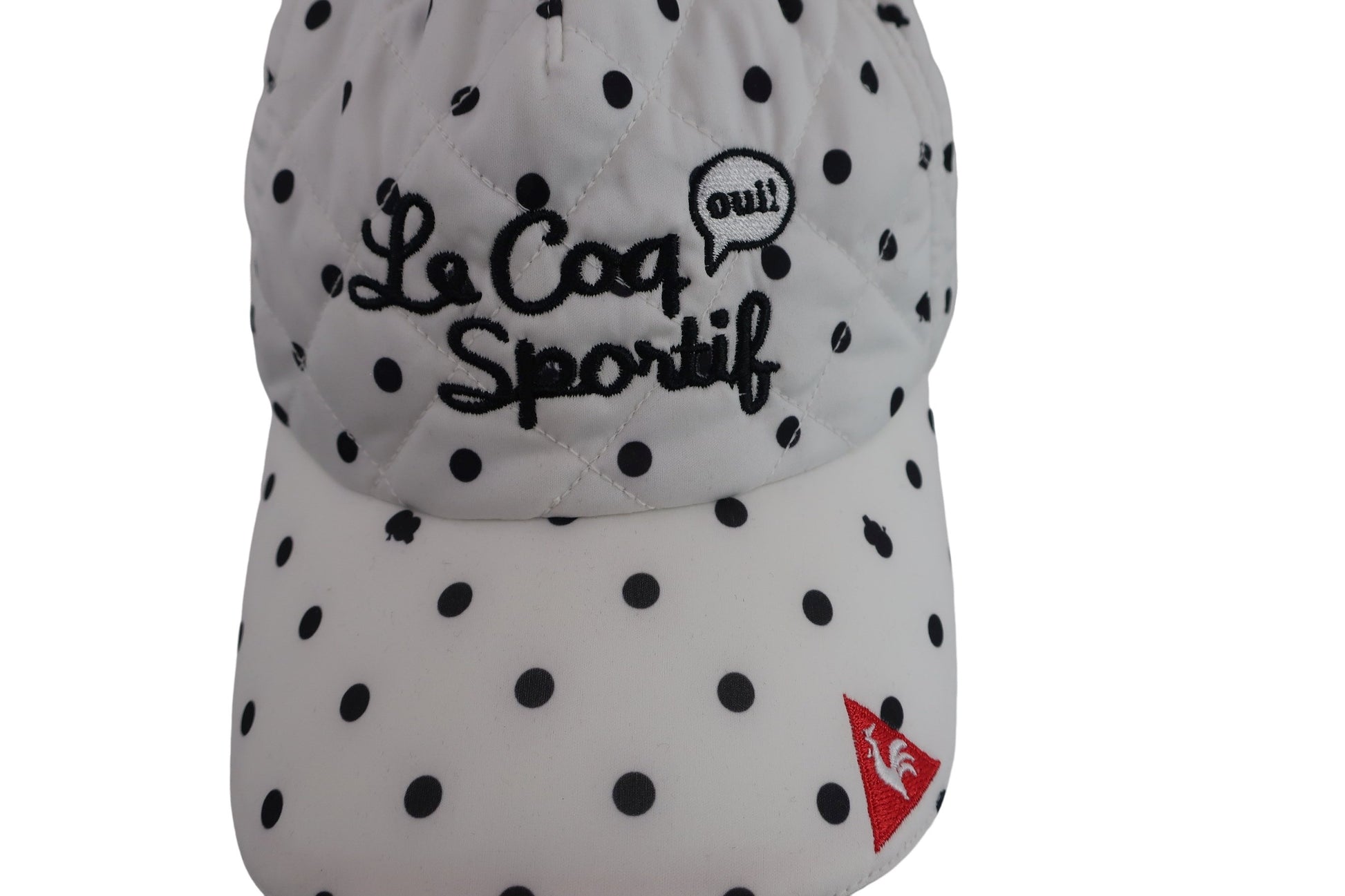 le coq sportif(ルコックスポルティフ) キャップ 白黒ドット柄 レディース フリーサイズ A