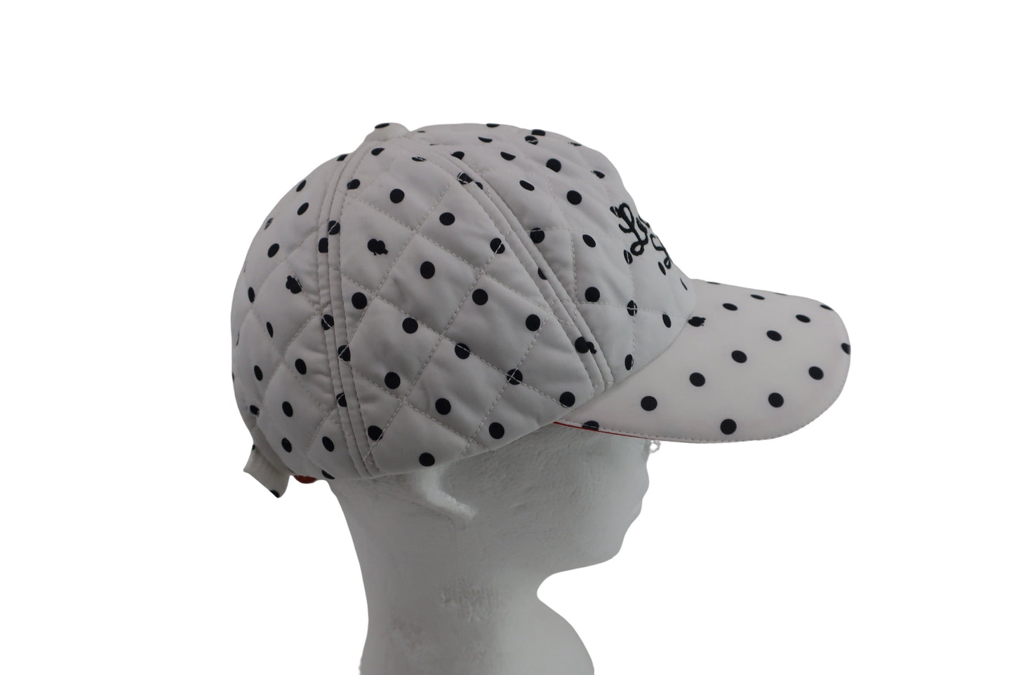 le coq sportif(ルコックスポルティフ) キャップ 白黒ドット柄 レディース フリーサイズ A