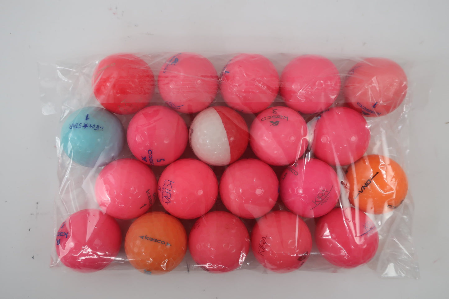 Kasco(キャスコ) ロストボール カラフル 20個 B