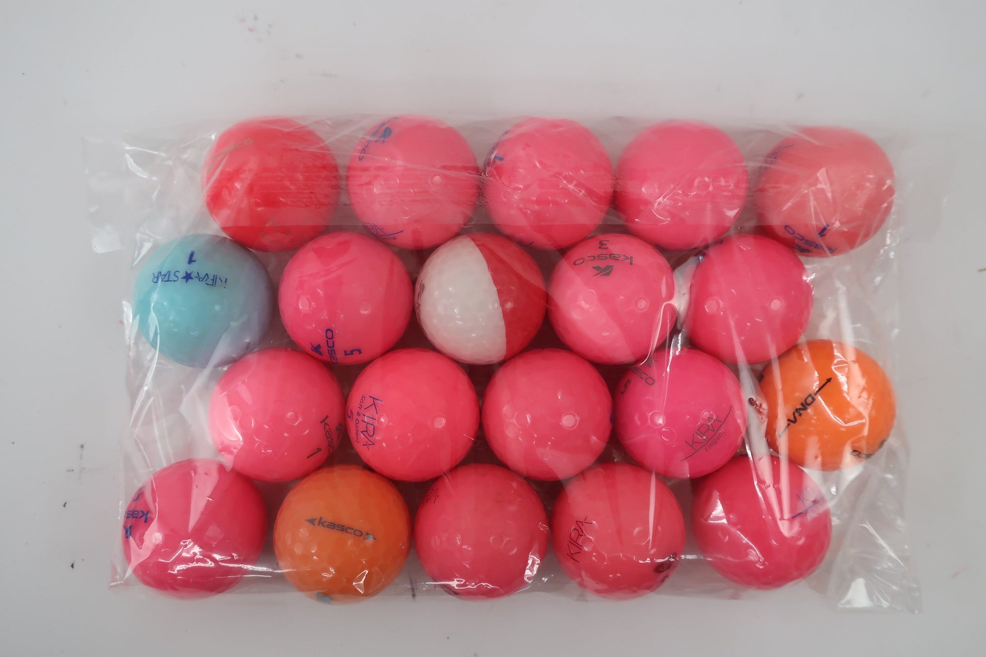 Kasco(キャスコ) ロストボール カラフル 20個 B