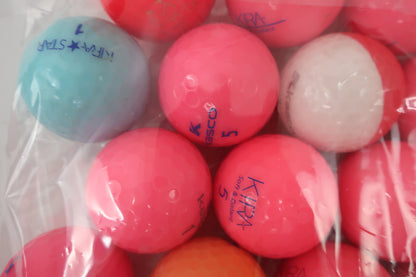 Kasco(キャスコ) ロストボール カラフル 20個 B