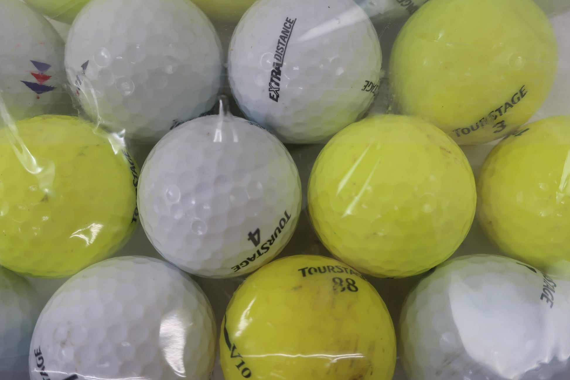 TOURSTAGE(ツアーステージ) ロストボール 白黄色 20個 B