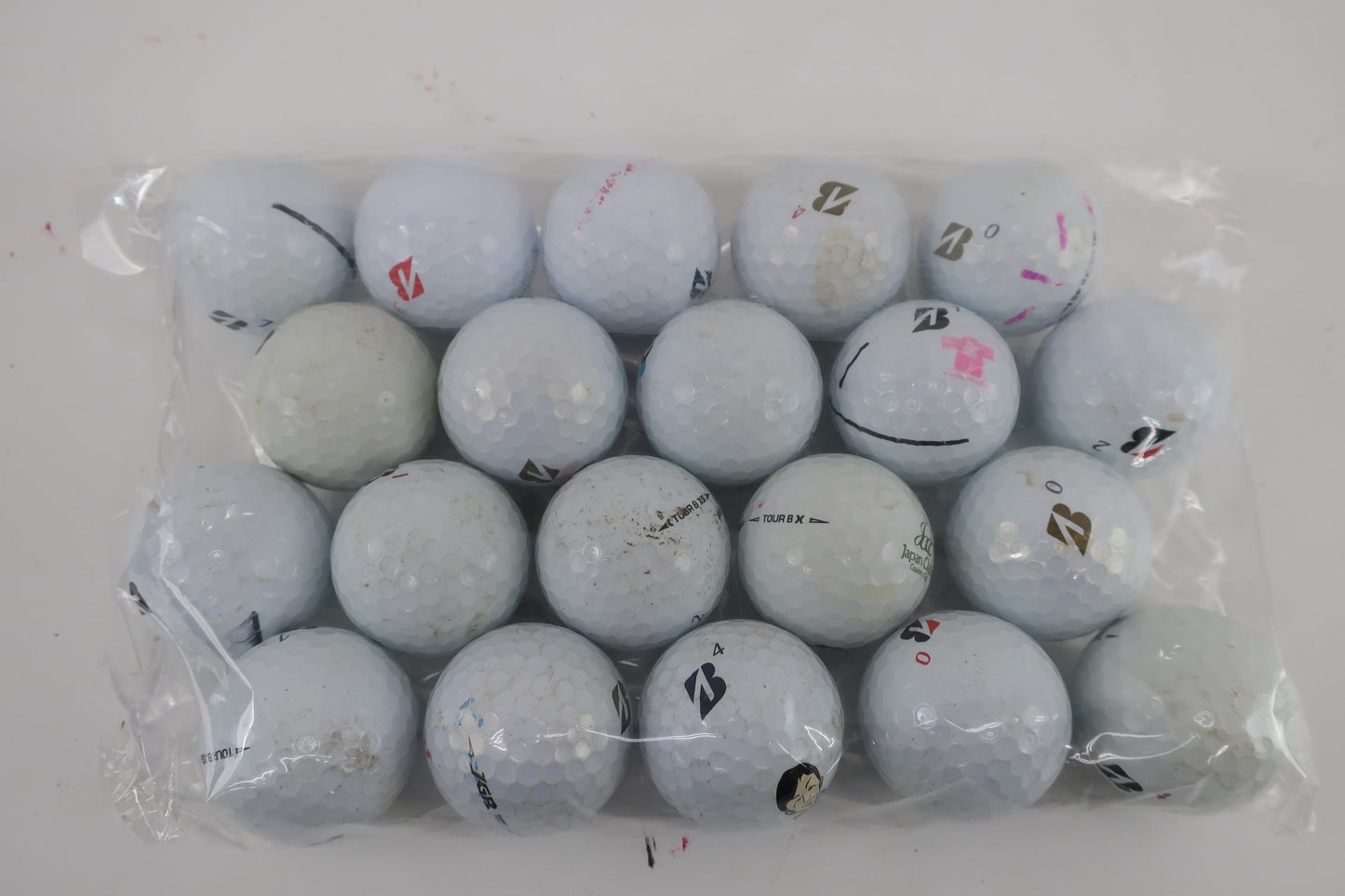 BRIDGESTONE GOLF(ブリヂストンゴルフ) ロストボール 白 20個 B