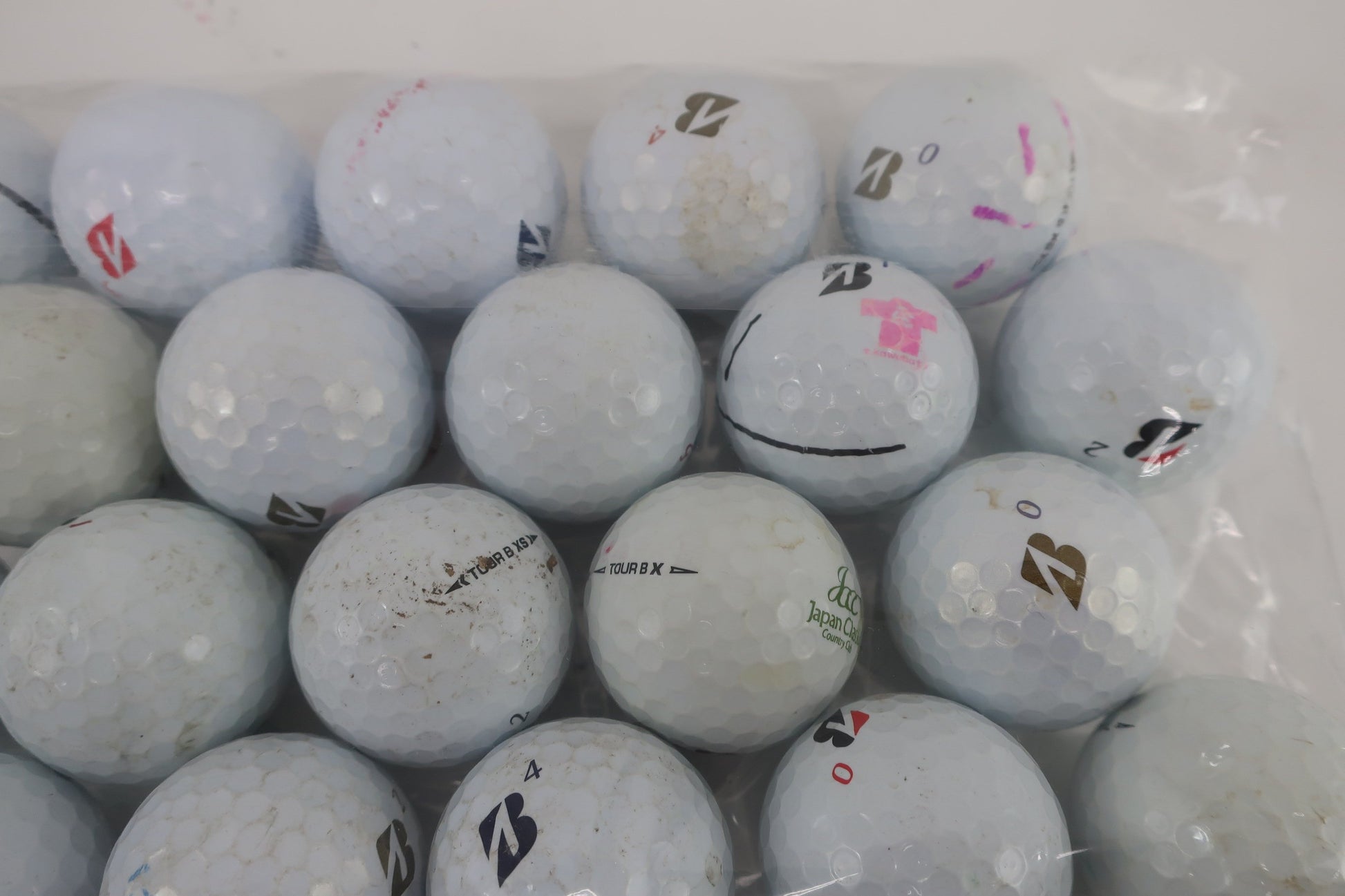 BRIDGESTONE GOLF(ブリヂストンゴルフ) ロストボール 白 20個 B