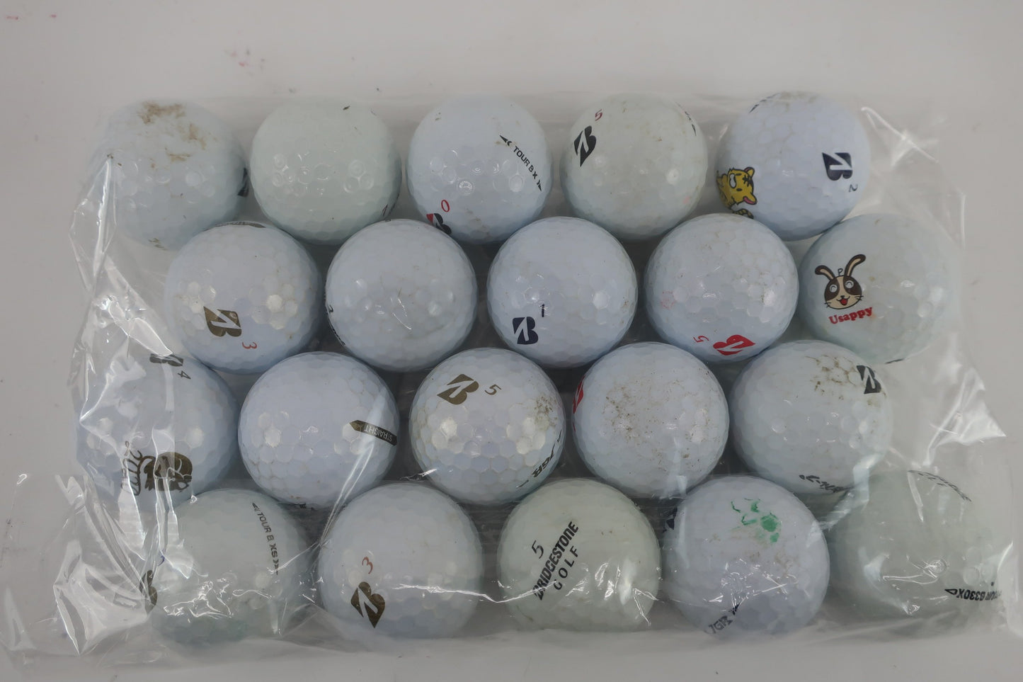 BRIDGESTONE GOLF(ブリヂストンゴルフ) ロストボール 白 20個 B