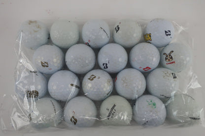 BRIDGESTONE GOLF(ブリヂストンゴルフ) ロストボール 白 20個 B