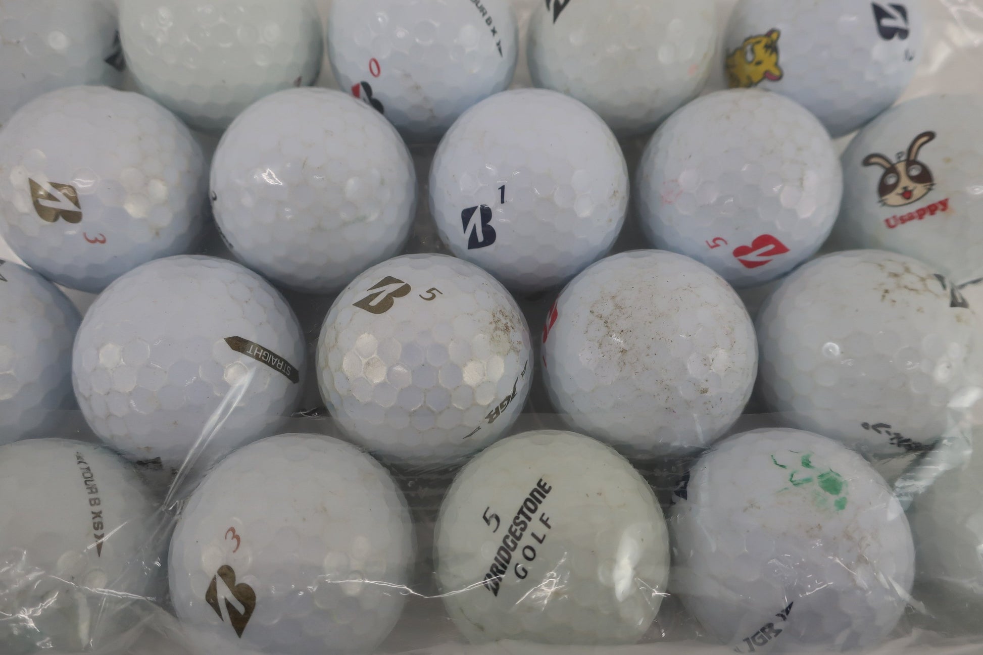 BRIDGESTONE GOLF(ブリヂストンゴルフ) ロストボール 白 20個 B