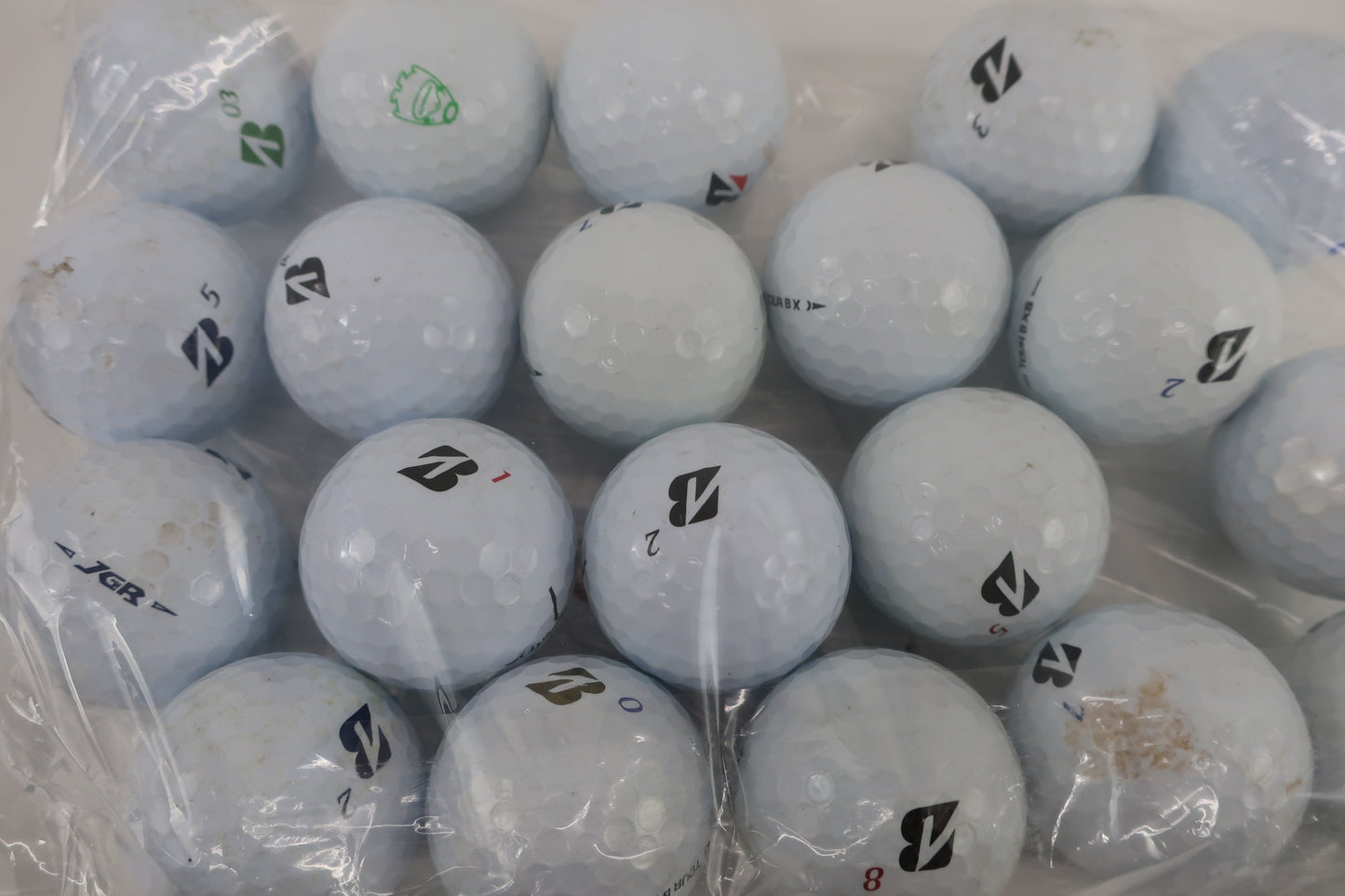 BRIDGESTONE GOLF(ブリヂストンゴルフ) ロストボール 白 20個 B