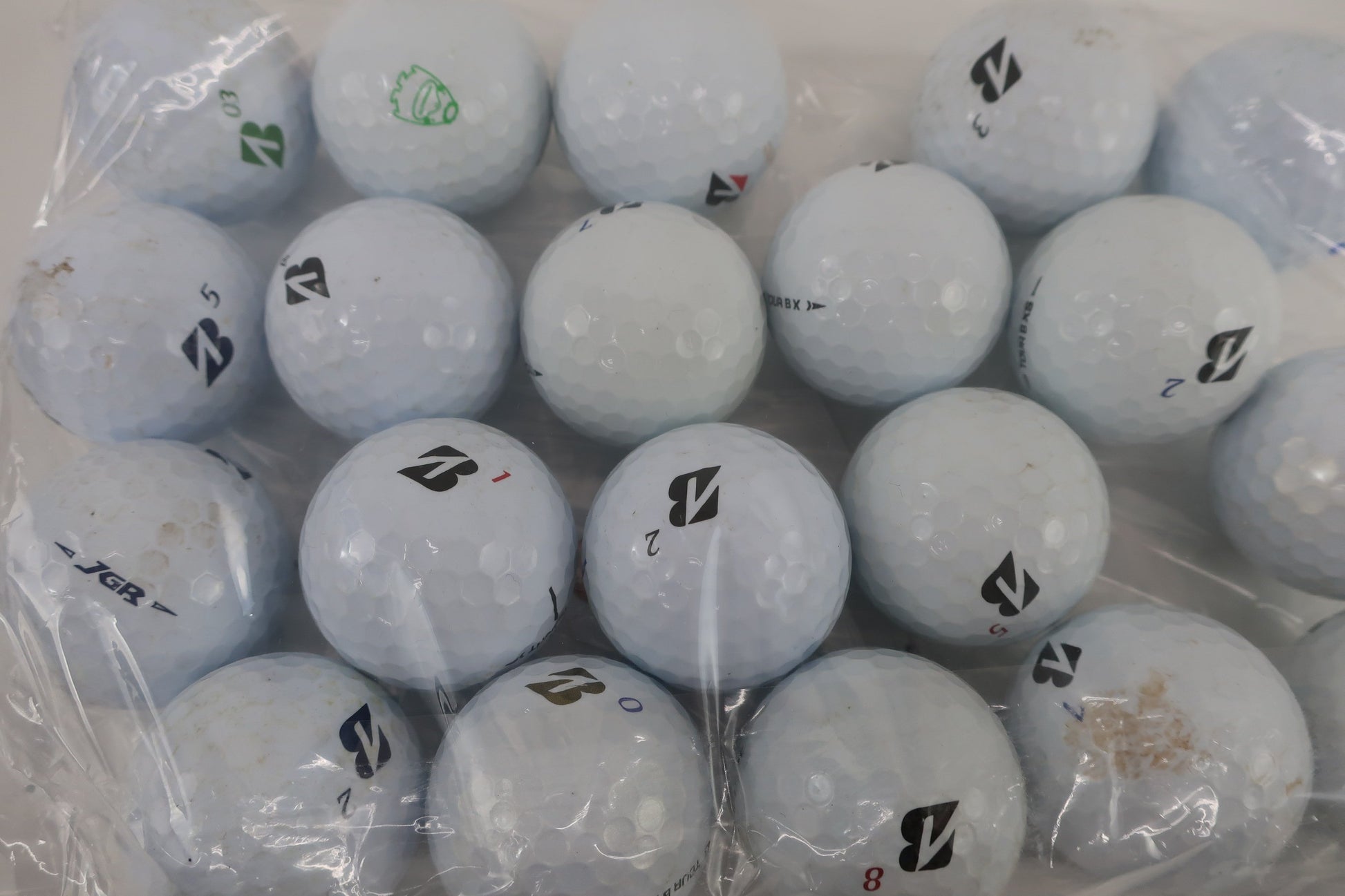 BRIDGESTONE GOLF(ブリヂストンゴルフ) ロストボール 白 20個 B