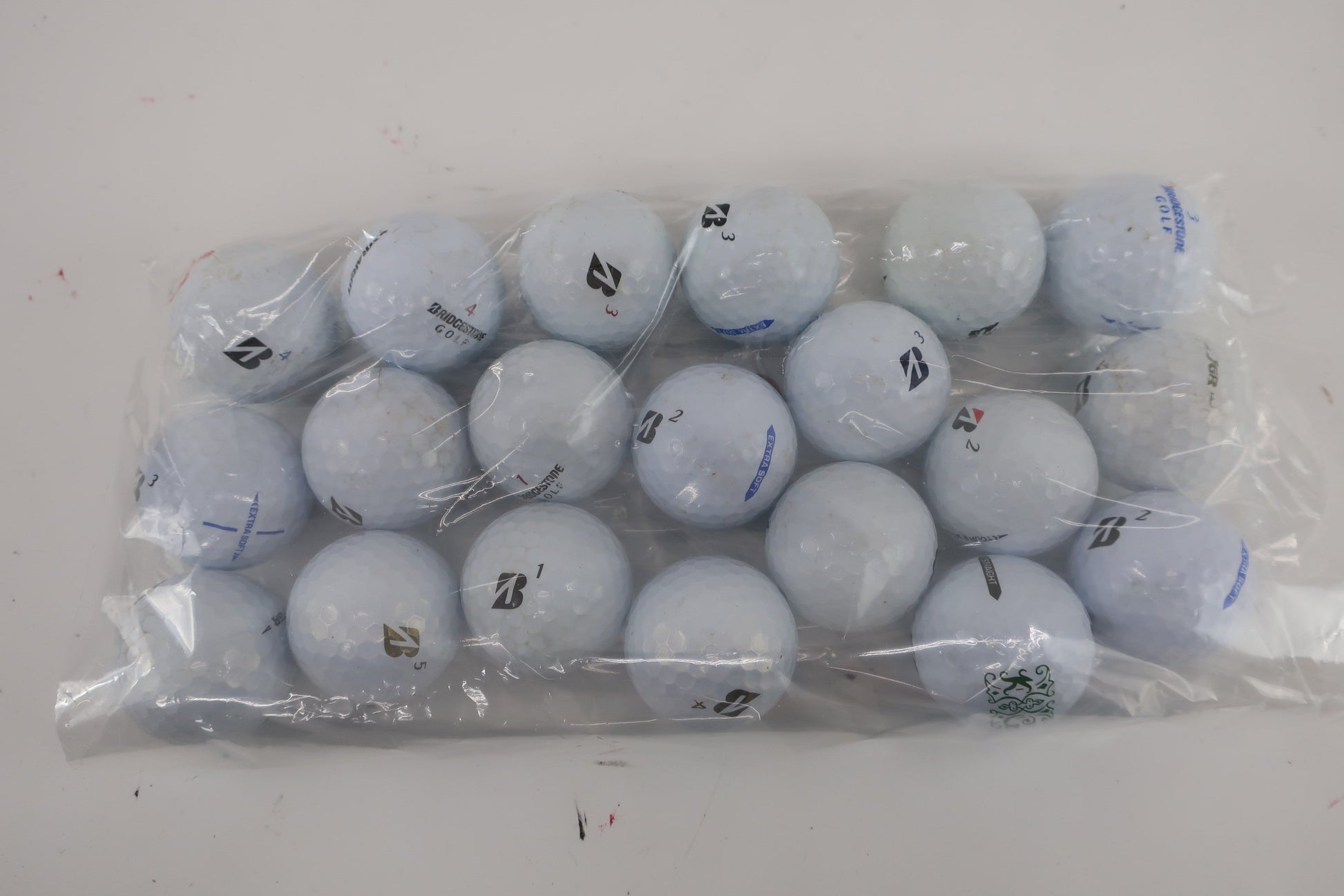 BRIDGESTONE GOLF(ブリヂストンゴルフ) ロストボール 白 20個 B