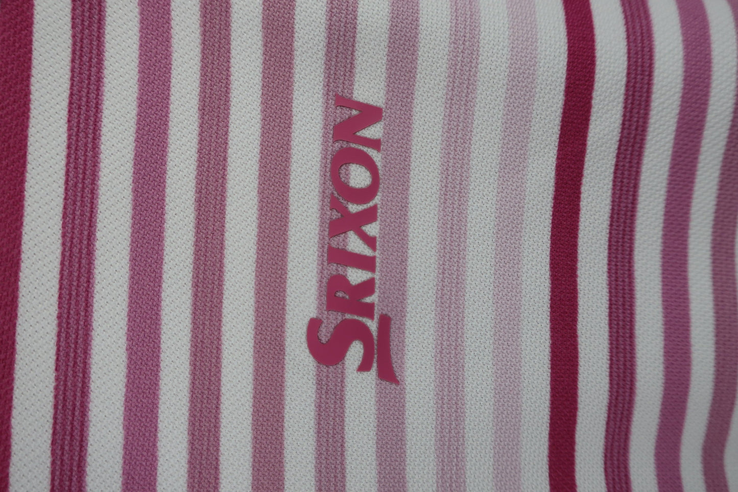 SRIXON(スリクソン) ポロシャツ 白紫系ボーダー メンズ M A