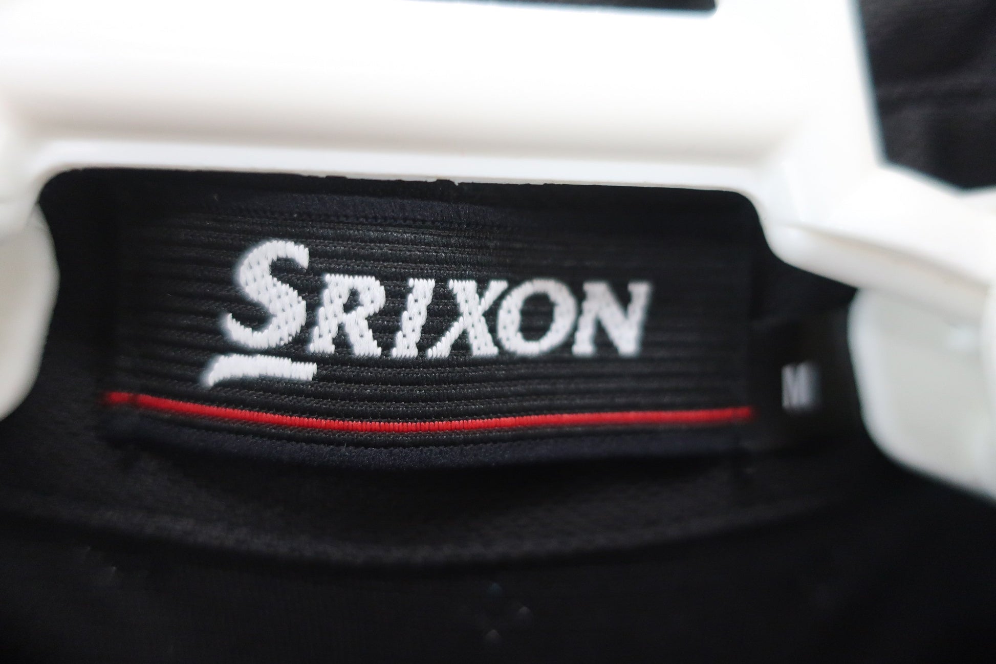 SRIXON(スリクソン) ポロシャツ 黒白水色総柄 メンズ M A