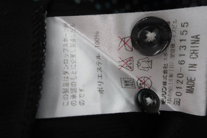 SRIXON(スリクソン) ポロシャツ 黒白水色総柄 メンズ M A