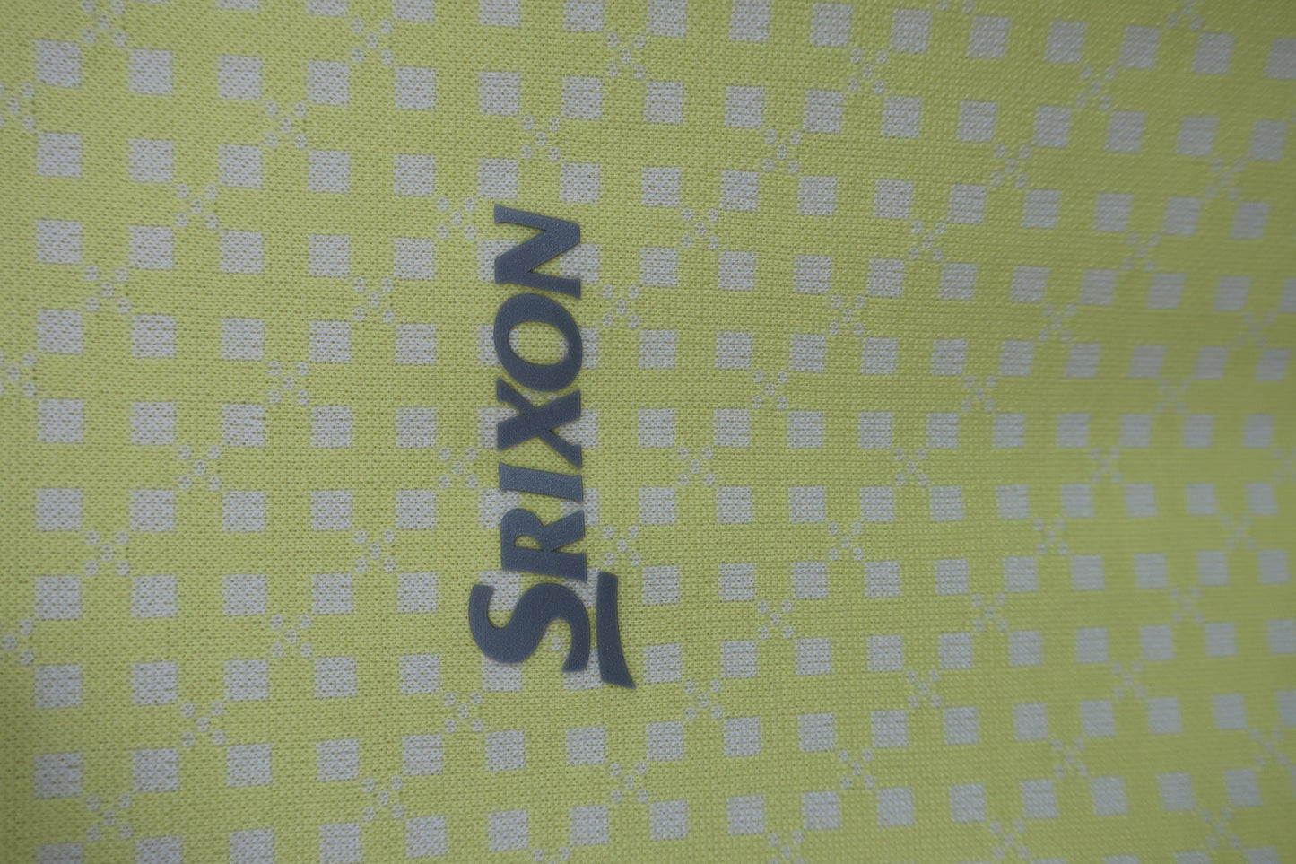 SRIXON(スリクソン) ポロシャツ 黄色チェック メンズ M A