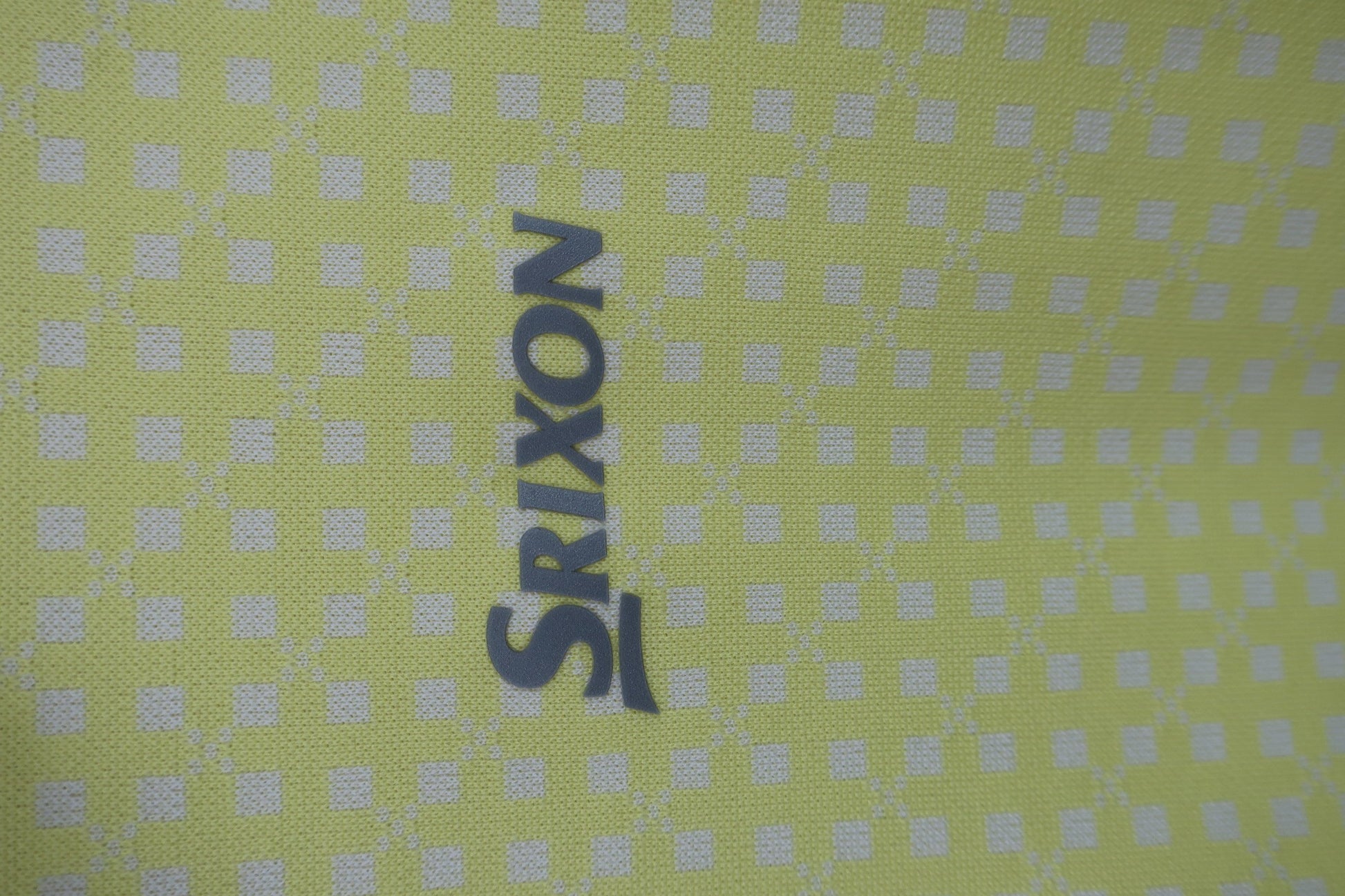 SRIXON(スリクソン) ポロシャツ 黄色チェック メンズ M A