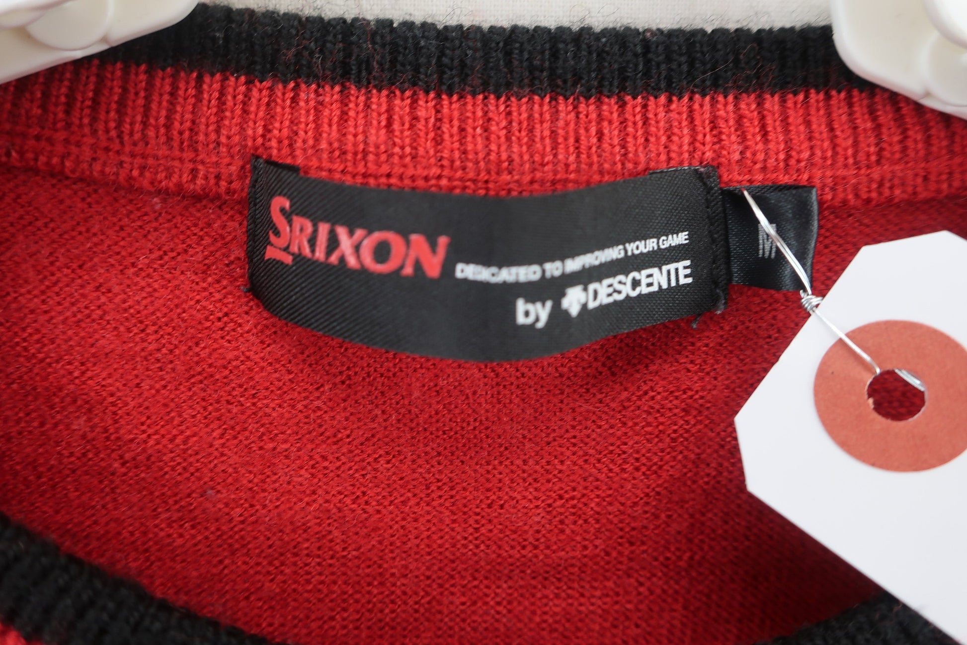 SRIXON(スリクソン) ニットベスト 赤 メンズ M A